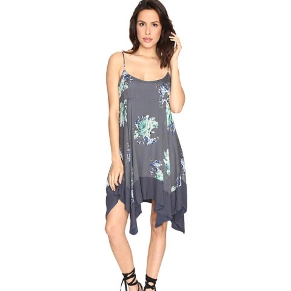 Free People Faded Bloom Slip Dress